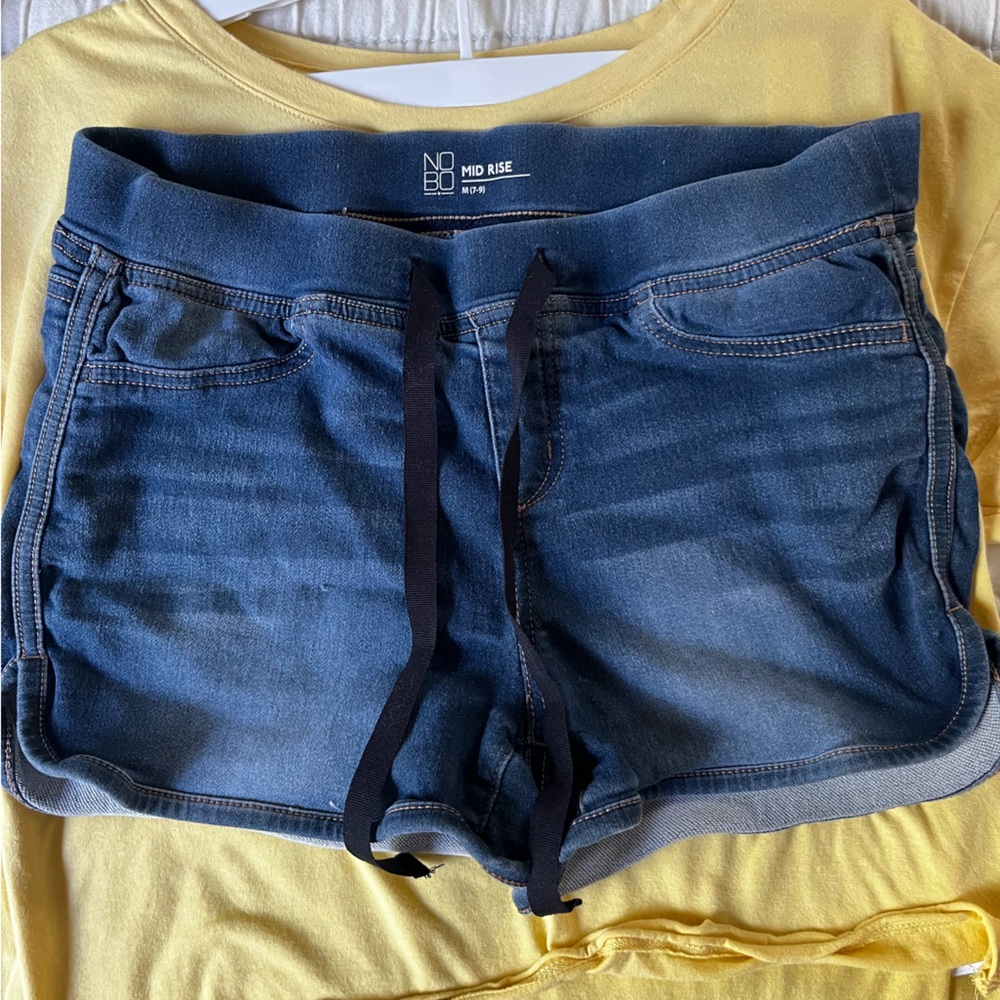 No Boundaries Blue Denim Kids Shorts
